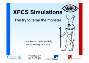 XPCS Simulations - DESY Photon Science