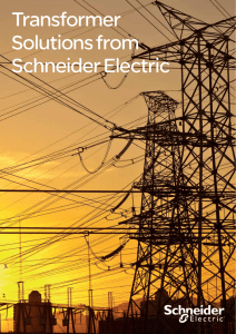 Transformer Solutions from Schneider Electric