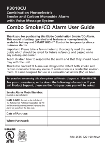 Combo Smoke/CO Alarm User Guide