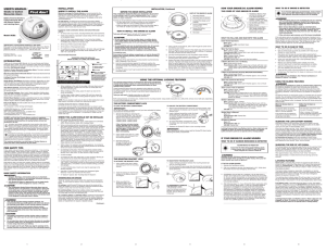 User Manuals - BRK Electronics