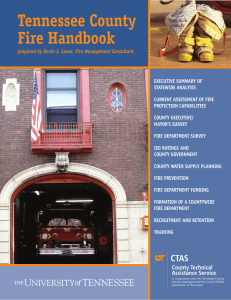 Tennessee County Fire Handbook - County Technical Assistance