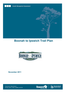 Boonah to Ipswich Trail Plan - Department of Infrastructure, Local