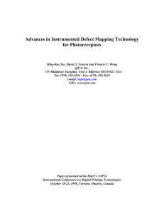 Advances in Instrumented Defect Mapping Technology for