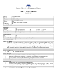 EE 452-Power Electronics-Nauman Ahmad Zaffar