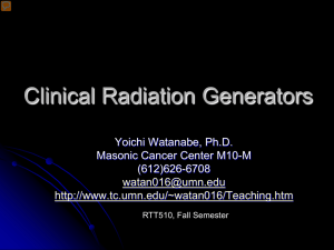 Clinical Radiation Generators