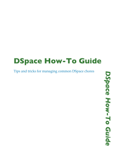 DSpace How-To Guide
