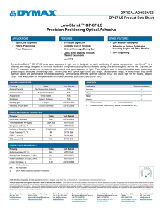 OP-67-LS Product Data Sheet