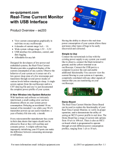 ee-203 Product Real-Time Current Monitor with USB