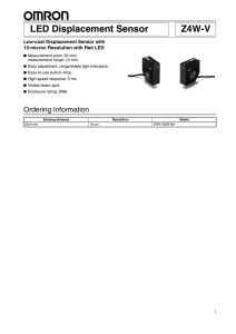 Z4W-V - OMRON Industrial Automation