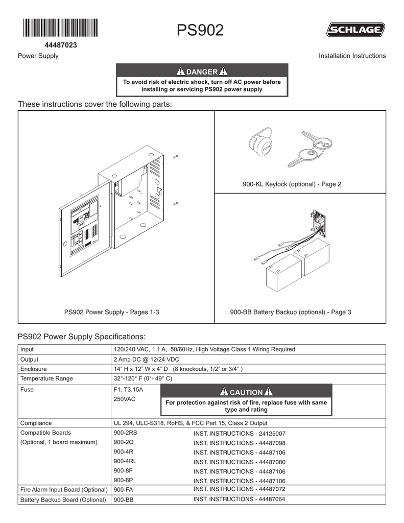 Ps902 Power Supply Wiring Diagram