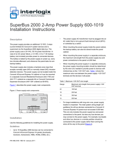 SuperBus 2000 2-Amp Power Supply 600-1019