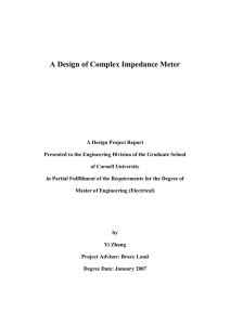 A Design of Complex Impedance Meter