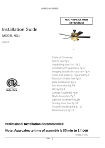 Installation Guidelines
