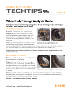 MDV9 Wheel Hub Damage Analysis Guide