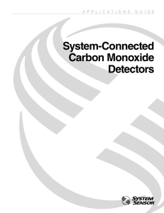 System-Connected Carbon Monoxide Detectors Application Guide