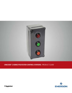 Unicode 2 Fiberglass Reinforced Polyester Control Stations Product