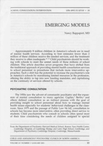 Emerging Models