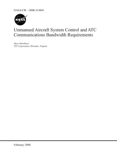 Unmanned Aircraft System Control and ATC