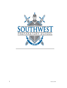 Rev. Apr. 2015 - Southwest Preparatory School