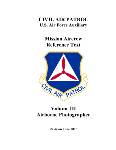 CAP Airborne Photographer Reference Text Rev June13