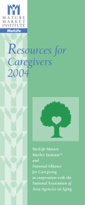 Resources for Caregivers 2004