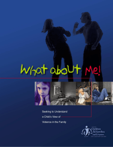 What About Me! - Centre for Children and Families in the Justice