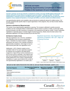 Exploring Apprenticeship Completions of Skilled Trades in the