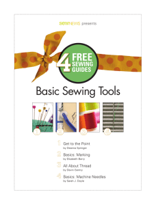 Basic Sewing Tools