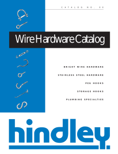 Wire Hardware Catalog - Hindley Manufacturing!