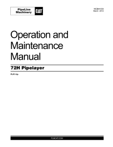 Operation and Maintenance Manual