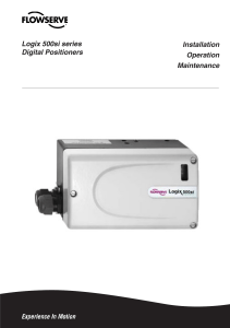 Logix 500si series Digital Positioners Operation Maintenance