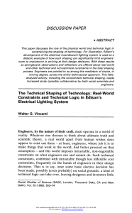 The Technical Shaping of Technology: Real-World