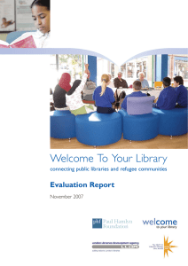 Welcome To Your Library – Evaluation Report