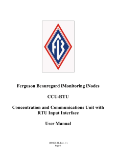 CCU-RTU User Guide