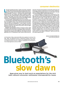 What is Bluetooth for?