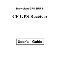 CF GPS Receiver - Cumulus Soaring, Inc.