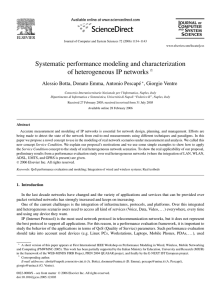 Systematic performance modeling and characterization of