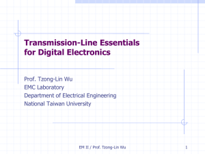 Transmission-Line Essentials for Digital Electronics