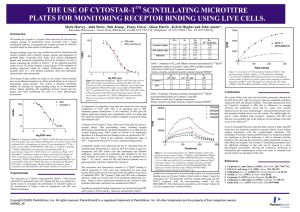 The Use of Cytostar-T Scintillating Micotitre Plates for
