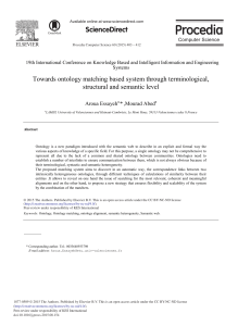 Towards Ontology Matching Based System Through Terminological