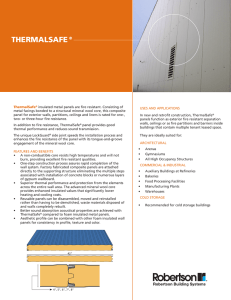 THERMALSAFE® - Robertson Building Systems