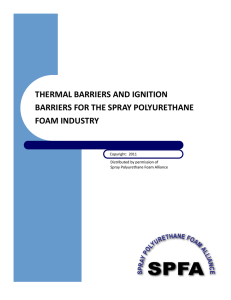 Thermal Barriers and Ignition Barriers for the Spray - ICC-ES