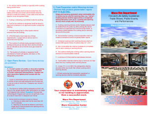 WCC Fire and Life Safety Guidelines