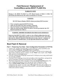 Field Removal/Replacement of ControlWave