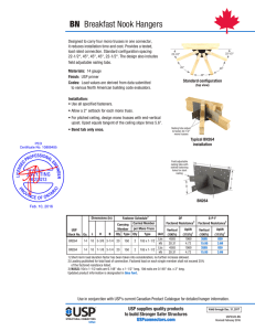 Sealed Bulletin - USP Structural Connectors