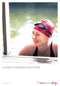 a guide to personal healthcare