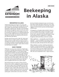 Beekeeping in Alaska - University of Alaska Fairbanks