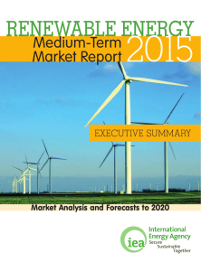 Medium-Term Renewable Energy Market Report 2015