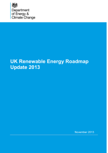 UK Renewable Energy Roadmap Update 2013