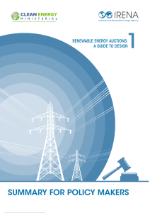 Renewable Energy Auctions - Clean Energy Ministerial